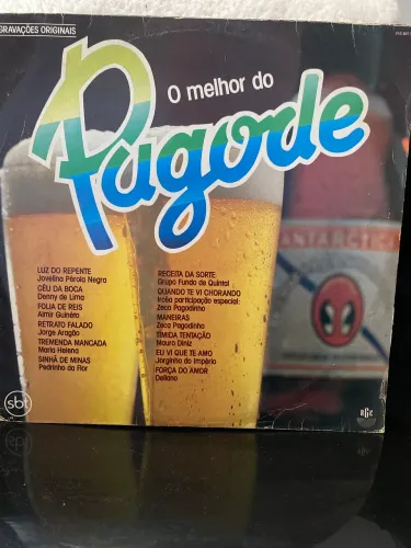 LP disco de vinil O melhor do Pagode gravações originais