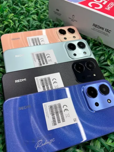 Smartphone 15c 128GB 4GB Ram Dual Sim Preto Laranja Verde Azul Novo 