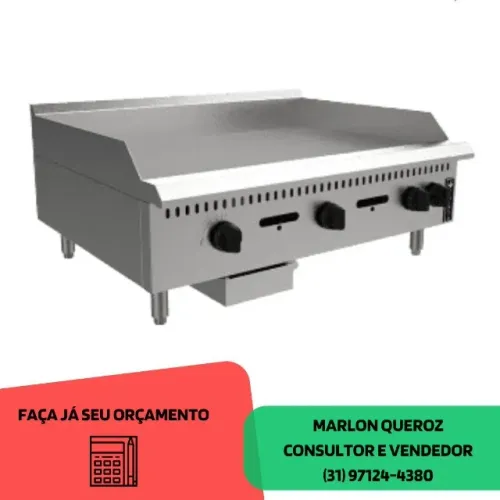 Chapa de Lanches 1,20M Venâncio Linha Prime