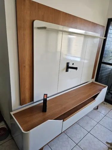Painel e Rack para TV Design Moderno