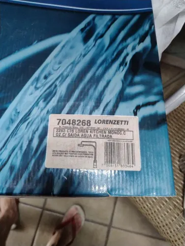Torneira Lorenzetti Kitchen Monocomando C/ Saída de Água Filtrada