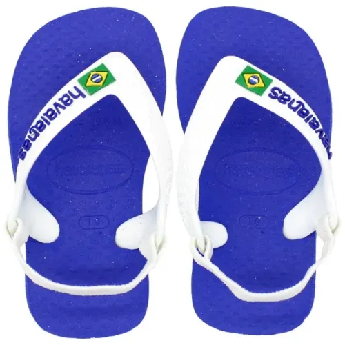 Sandália Baby Infantil Havaianas Logo Brasil Papete Menino