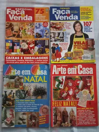Revistas Faça e Venda e Arte em Casa