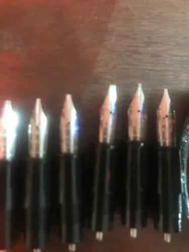 2 canetas sheaffer tinteiro diversos penas de diferente espessura de traço