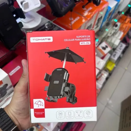 Suporte para Celular com Guarda-Chuva