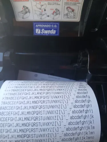 Impressora sweda s300 recibo 