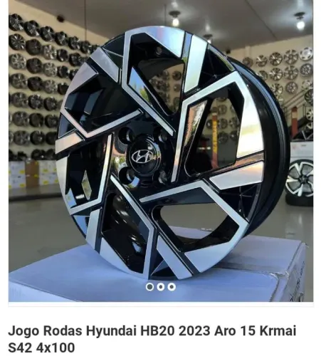 Roda Hb20 Aro 15 4x100 Hyundai Hb20 2022 2023