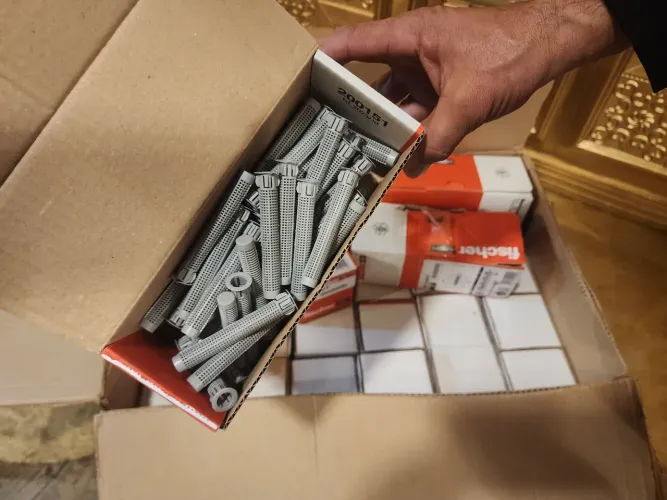 24 Caixas com 50 Buchas Camisa Injeção 12mm Chumbador Químico