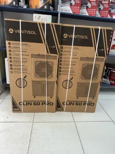 Climatizador Evaporativo Ventisol Clin 60 Pro - Novo