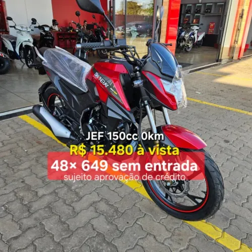 Jef S 150 0km (48 x R$649 S/entrada).