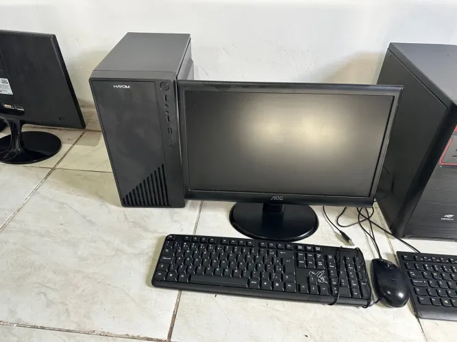 Computador i3 tela 19 led loja com garantia e entrega