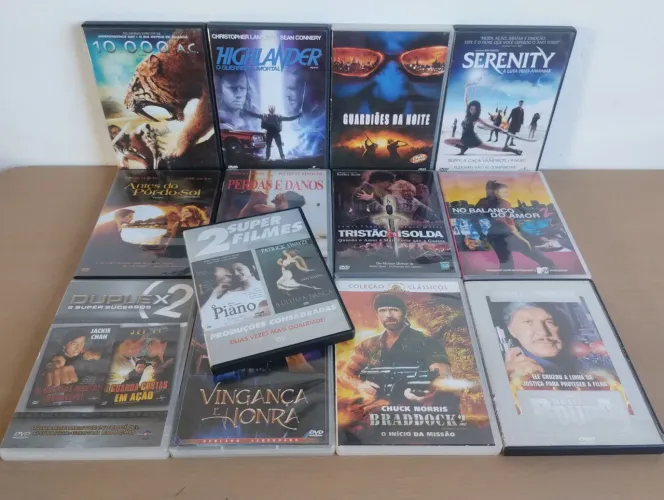 Lote de DVDs de filmes - Diversos títulos
