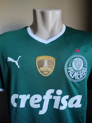 Camisa Palmeiras com patch Libertadores 