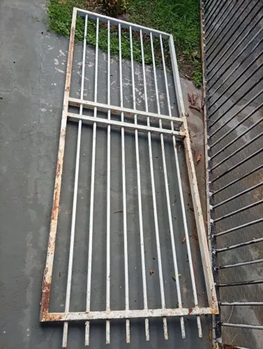 Portão de pedestre ferro maciço