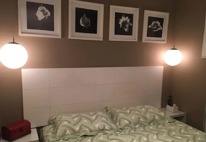 Cabeceira de Cama Queen + quadros