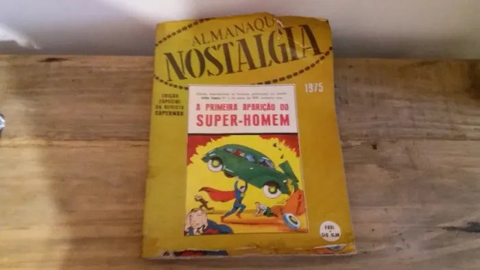 ALMANAQUE NOSTALGIA 1975 - A PRIMEIRA APARIÇÃO DO SUPER-HOMEM