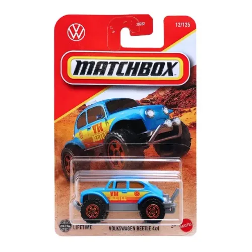 Carrinho Matchbox Volkswagen Fusca Beetle 4x4 2024 Hvl92 AZUL