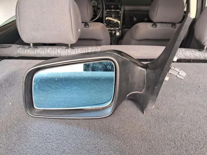 Retrovisor esquerdo astra original lente azul eletrico