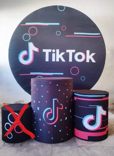 Painel e saias tik tok