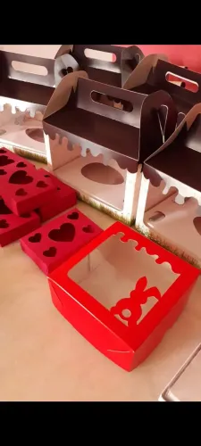 Embalagens para doces e presentes diversas embalagens de Páscoa, dia das mães, namorados 