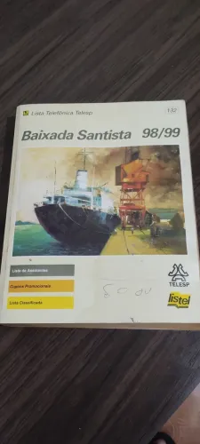 Lista telefônica baixada santista 98/99