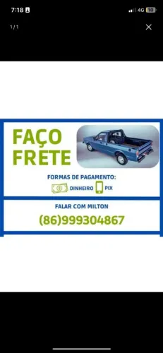 Frete frete Teresina Piauí !!