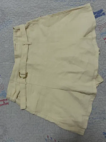 Short saia feminino bege 38
