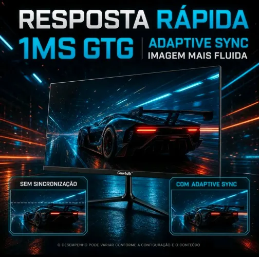 Monitor 300hz mais braço mecânico