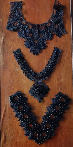 Aplique de gola vintage