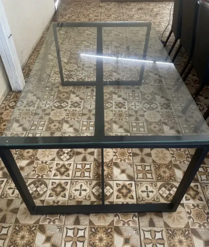 Mesa estilo industrial 6 lugares