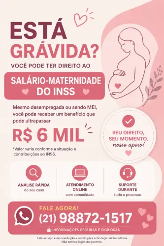 AUXILIO MATERNIDADE PARA DESEMPREGADAS