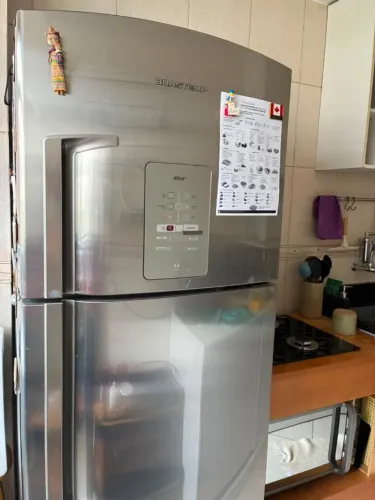 Geladeira Brastemp Frost Free 429L Inox - Excelente Estado