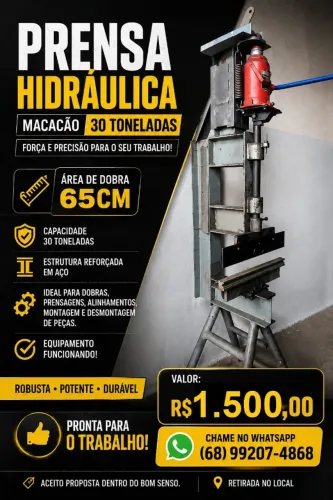 PRENSA HIDRÁULICA 30T