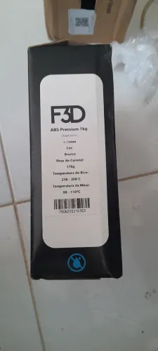 F3D Filamento ABS Premium Novo