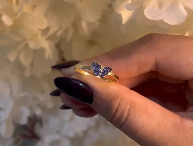 Anel ouro 18k