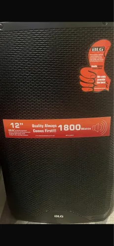 ? CAIXA DE SOM ATIVA BLG 1800W - SEMINOVA