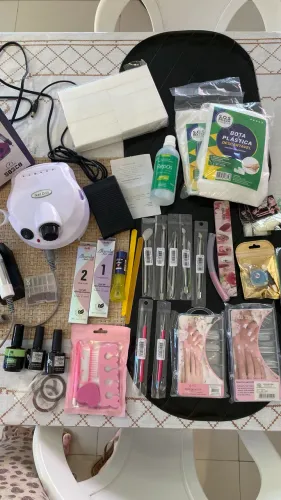 Lixadeira elétrica kit completo