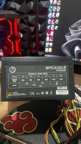 Fonte Atx 600w funcionando perfeitamente