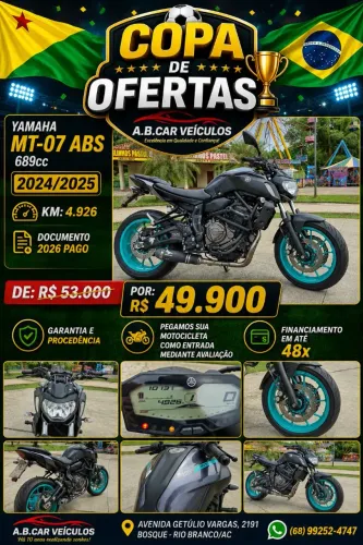 MT07 2025 NA PROMOÇÃO