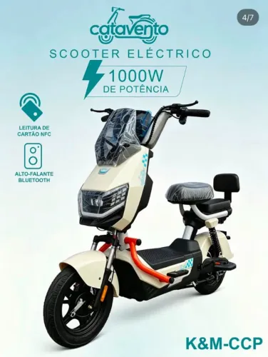 Moto Elétrica/Scooter 1000w bateria Litio 2026 (até 12× sem juros)