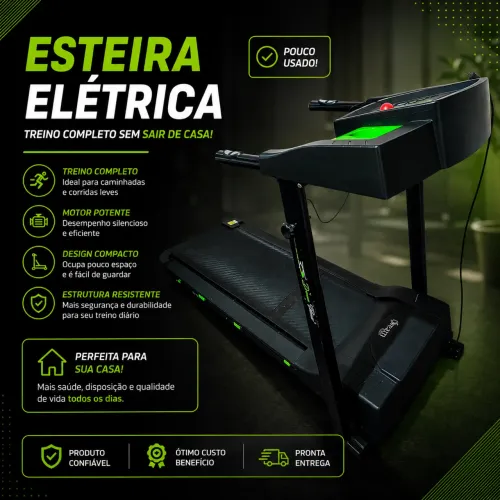 Esteira Eletrônica Dream Concept 2.1, 6 Funções + 9 Programas - Dream Fitness