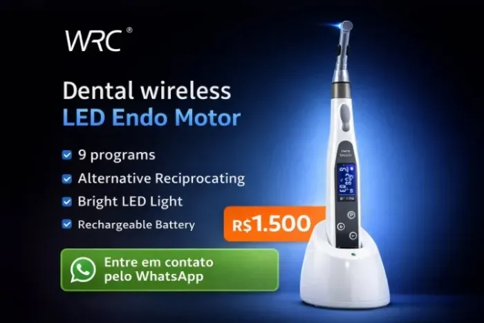  Motor Endo LED dental sem fio