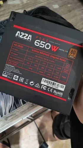 Fonte GAMER AZZA RGB 650W