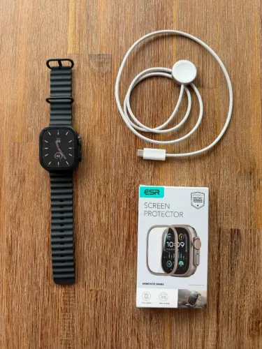 Apple Watch Ultra 3 Titanium Black | Estado de novo | Garantia até abr/2027