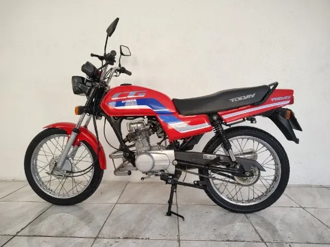Honda CG 125 TODAY vermelha 1990