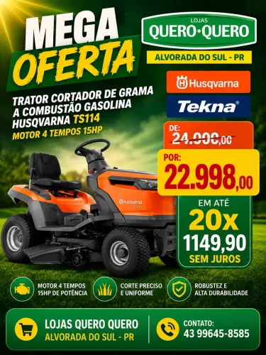 TRATOR HUSQVARNA TS114