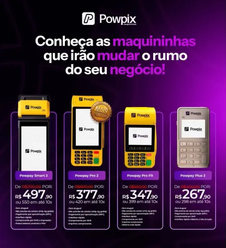 Máquinas e redução de taxas 