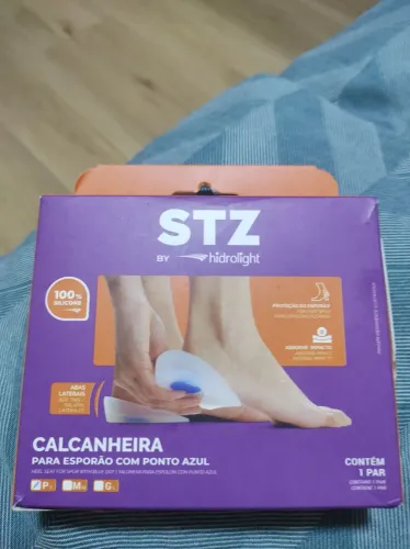Calcanheira para esporão com ponto azul STZ