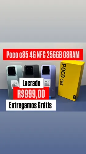 Poco C85 NFC 256Gb/08Gb RAM Novo Lacrado Entrega Grátis Qualidade