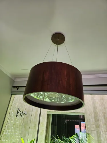 Vendo lustre pendente Madeira